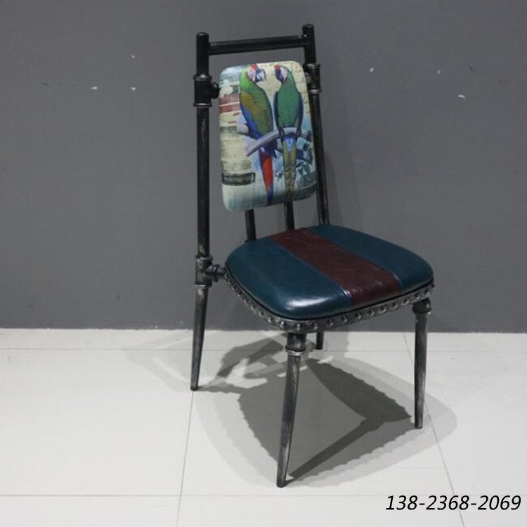 工业风椅子模型，漳州工业风餐厅椅子