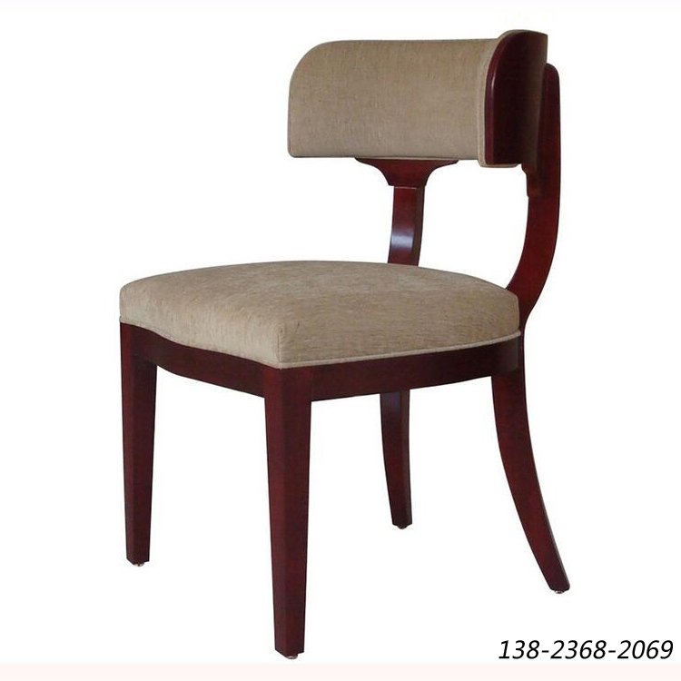 简欧餐椅，实木椅架，厂家批发咖啡厅餐椅