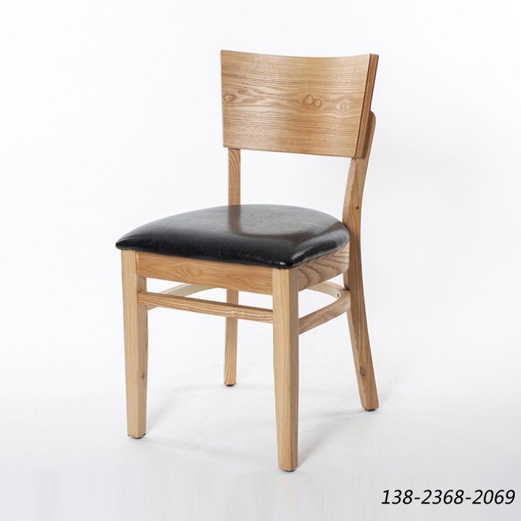 北欧餐椅，实木原木色椅子，浙江咖啡厅椅子厂