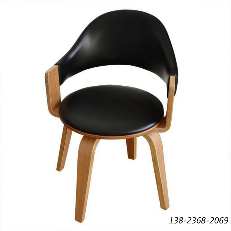 简单餐椅，弯板休闲椅，佛山咖啡厅椅子厂
