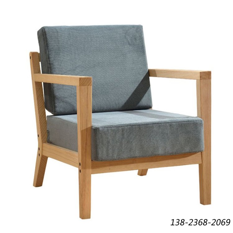休闲沙发椅，单人沙发尺寸，实木扶手沙发