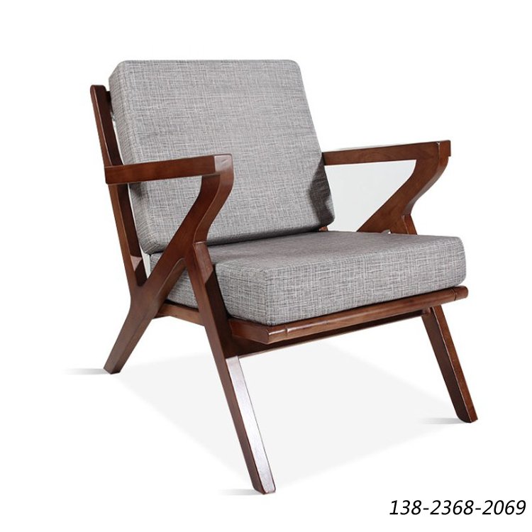 美式单人沙发，做旧复古椅子，单位沙发椅子