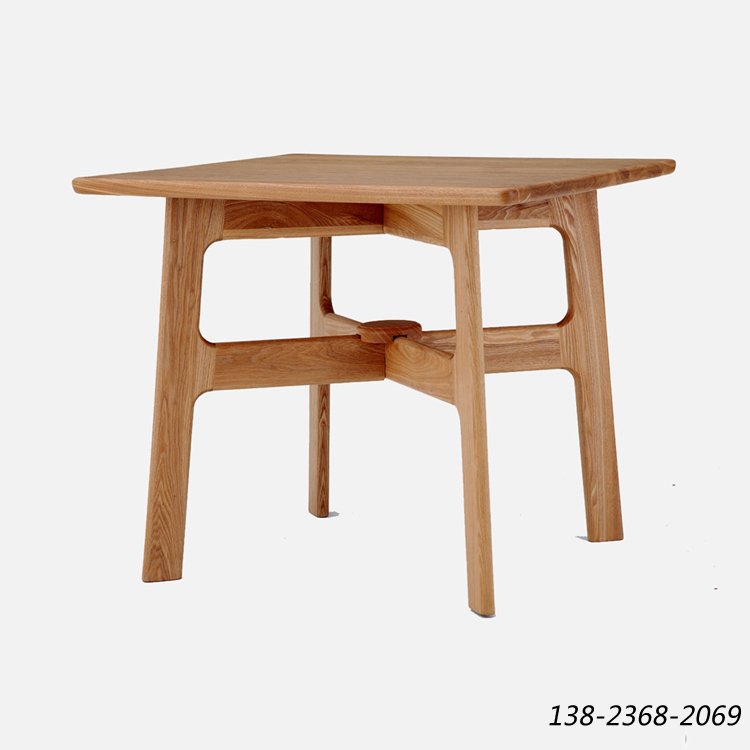 实木方桌，中餐厅餐桌，原木色餐桌可上色