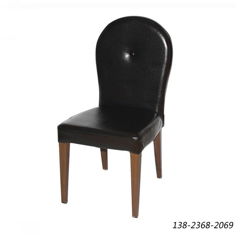 现代椅子，中餐厅餐椅，皮革包椅子