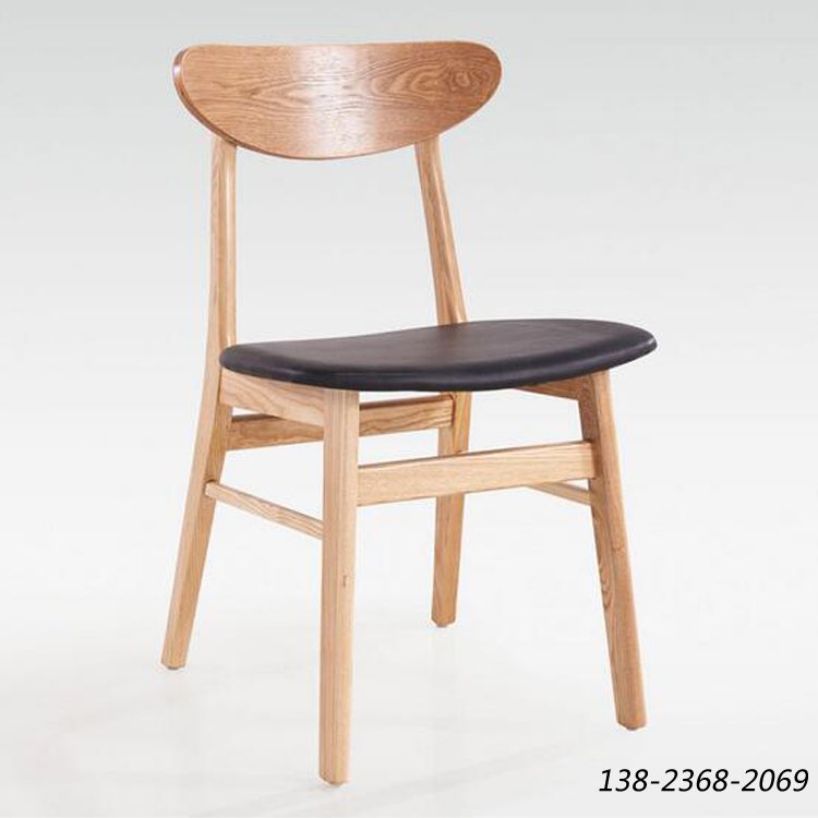 实木餐椅，蝴蝶椅子，薯