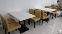 快餐厅桌椅|现代风格餐厅家具定制实物展示！